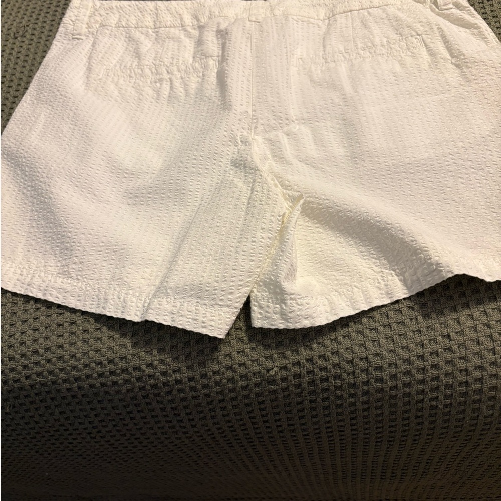 Merona White Bermuda Shorts Casual Cotton Blend